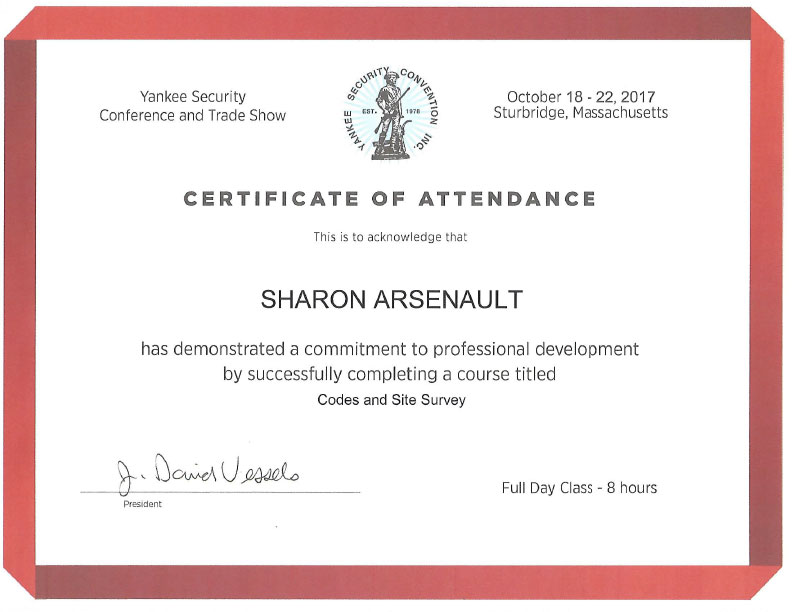 Code Class Certificate Sharon