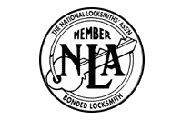 Member of the NLA, Bonded Locksmiths